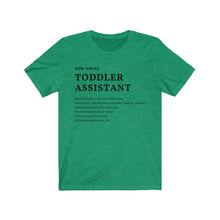 Load image into Gallery viewer, Toddler Assistant Short Sleeve Tee