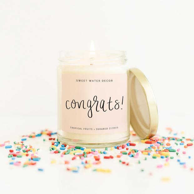 Congrats Candle