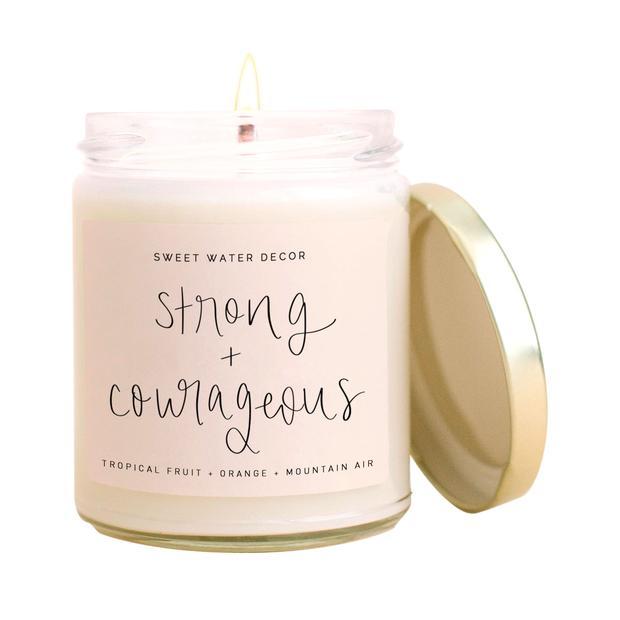 Strong + Courageous Candle