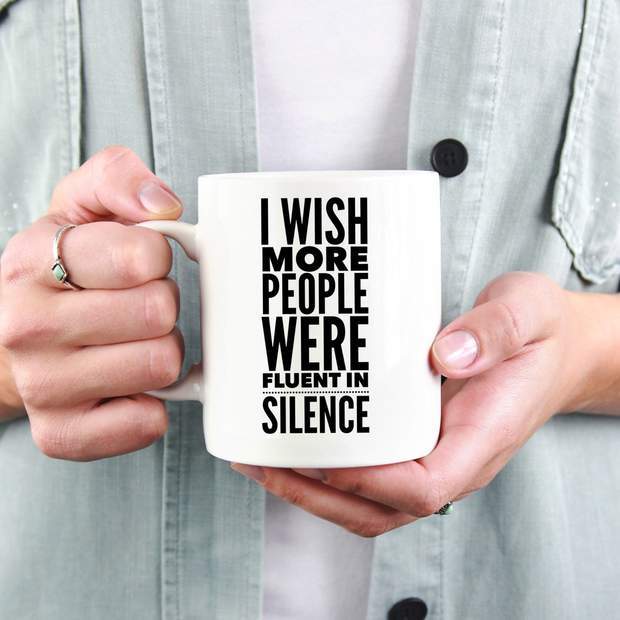 Fluent in Silence Mug