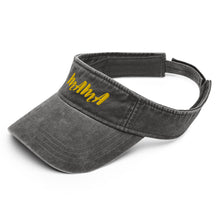 Load image into Gallery viewer, Mama Yellow Denim visor
