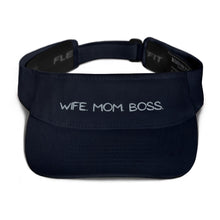 Load image into Gallery viewer, Mom Wife Boss Visor
