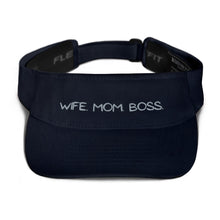Load image into Gallery viewer, Wife Mom Boss Visor
