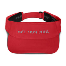 Load image into Gallery viewer, Mom Wife Boss Visor
