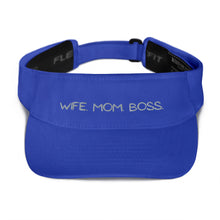 Load image into Gallery viewer, Wife Mom Boss Visor
